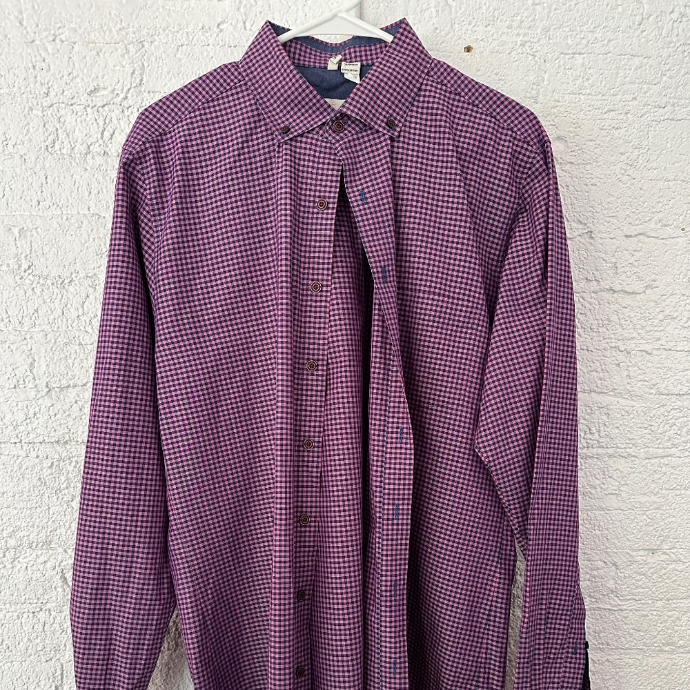 haupt mens shirt modern fit size large 41/42 16/2